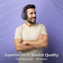 Louise&Mann Wireless Headphones Over Ear, Bluetooth Headphones 5.3, Foldable Lightweight with Soft Memory Foam Earmuffs, Built-in Mic with Wired M...