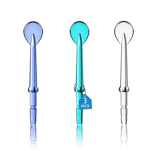 Tongue Scraper Attachment Replacement Compatible with Waterpik Water Flosser, BOEEA Tongue Cleaner Tip for Waterpik Flosser, Oral irrigator Tongue...