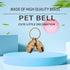Copper Bell for Small Pet Collar 0.85 inch Bell for Dogs Collar Bell Tracker Noise Maker Anti-theft Bell(4pcs)...