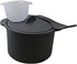Dependable Industries Inc. Essentials Multi Use Microwave Rice and Grain Cooker Vegetable Steamer with Mixing Serving Paddle and Measuring Cup BPA...
