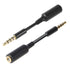 3-Pack AUX Headphone 3.5mm Extension Cable - Male to Female Extender Audio Auxiliary Jack Adapter Wire Cord Plug Connector for iPhone iPod iPad, S...