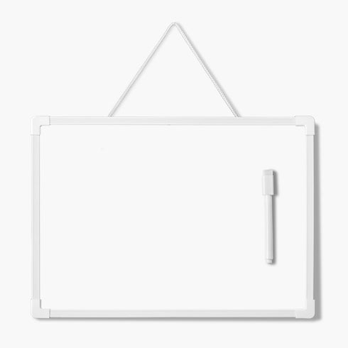 Double Sided White Board Dry Erase 11" x 14", White Boards for Walls, Mini Hanging Whiteboard for Home School Office...