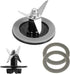 Replacement Parts Blender Blade Assembly with 2 Pieces Blender Gaskets,replacement parts for Cuisinart CBT-500, SB5600, CB600...