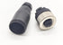 M12 Field Wireable Connector 4 Pin Straight Cable Mount Aviation Plug Waterproof IP67 Industrial Circular Sensor Connector (Female, D Code)...
