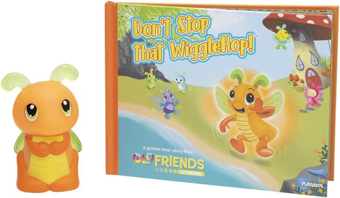 Playskool Glo Friends — Book with Glowing Social Emotional Learning Toy — Storytime with Wigglebug — for Ages 2+...