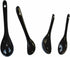 3 sets of 8 Color Porcelain Egg Spoons Ceramic Spoons 4.7 inch Coffee Dessert Yogurt Tea Milky Tea (16 pcs)...