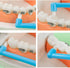 6 Pcs Tuft Toothbrushes Tufted Brush Slim Teeth Brush for Teeth Detail Cleaning and Braces Clean Soft and Compact Trim Tooth Toothbrush Rose Red B...