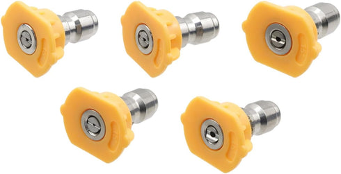 T Tulead High Pressure Washer Nozzle Yellow Power Washer Spray Nozzle Tips 15 Degree,1mm,1.2mm,1.4mm,1.6mm,2mm...