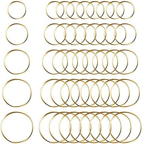 60PCS Earrings Hoop for Jewelry Making DIY Crafts Earring Making Supplies Necklace (60PCS KC Gold)...