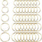 60PCS Earrings Hoop for Jewelry Making DIY Crafts Earring Making Supplies Necklace (60PCS KC Gold)...