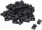 (100 Of Pack) Black 4.5mm Cable Tie Mount Base Saddle Type Mount Screw Wire Bundle Base Holder Width Cable Large Size 0.6 inch...