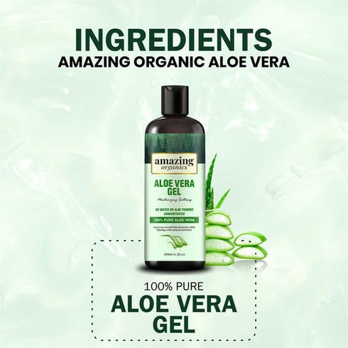 Aloe Vera Gel for Face & Body - Soothing and Hydrating, Natural Skincare Solution...