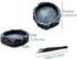 2PCS Reptile Water Dish Food Bowl Set Reptile Feeder Food and Water Dish with Feeding Tweezers Tong for Leopard Gecko Lizard Frog Snake Chameleon ...