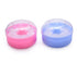 Pack of 2 Baby Body Cosmetic Powder Puff Sponge Box Case Container (Blue/Pink)...