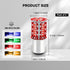 4Pcs 1157 LED Bulb, Super Bright LED Backup Reverse Lights,12V Flashing Strobe Blinking Brake Lights 1157 2057 2357 7528 BAY15D LED Bulbs with Pro...