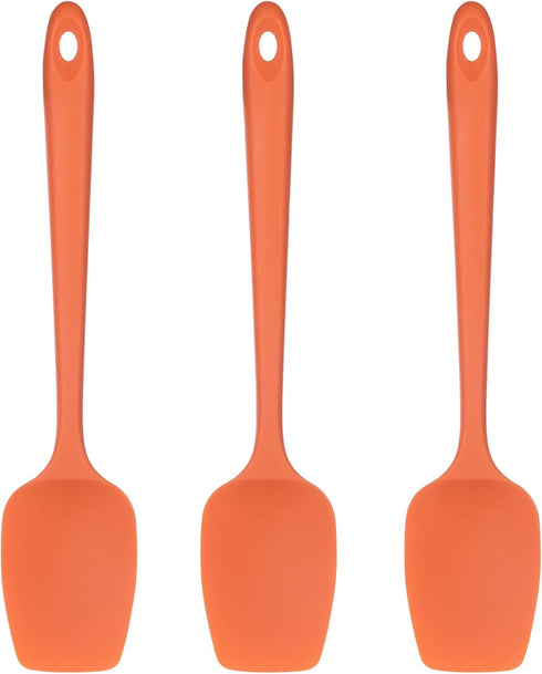 U-Taste Silicone Spoon Spatula Set, 600ºF High Heat Resistant Food Grade Flexible Rubber Scraper, Integrated Cooking Mixing Baking Kitchen Utensil...