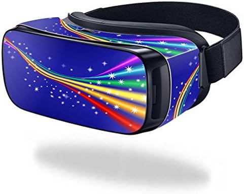 MightySkins Skin Compatible with Samsung Gear VR (Original) Cover wrap Sticker Skins Rainbow Twist......