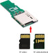 Chenyang 2Pcs TF Micro SD Card Male Extender to SD Card Female Extension Adapter PCBA SD/SDHC/SDXC UHS-III UHS-3 UHS-2...