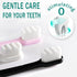 GoldDawn Extra Soft Toothbrush for Sensitive Teeth and Gums? Micro Fur Manual Toothbrush with 20000 Ultra Soft Bristle, Excellent Cleaning Effect?...
