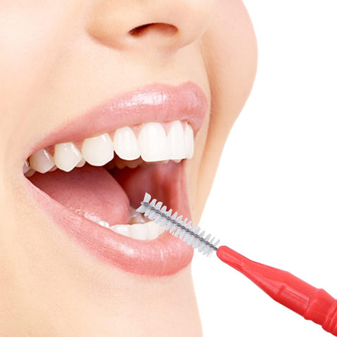 250PCS Braces Dental Brush Flosser for Cleaner Interdental Brush Toothpick Dental Tooth Flossing Head Oral Dental Hygiene Toothpick Cleaners Clean...