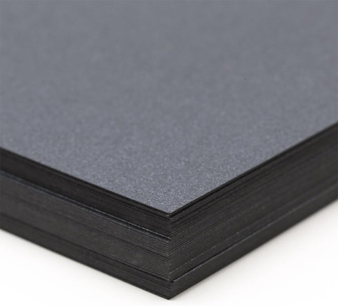 30 Sheets Black Cardstock, 8.5 x 11 Card Stock, 92lb/250gsm Thick Cover Stock, Heavyweight Printer Paper for Invitations, Scrapbooking, Crafting, ...