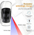 Passenger Rear View Mirror Back Adjustable Blind Spot Mirror, Rotatable Angle B Pillar Spot Mirrors for Get off Assist Support Mirror Car Door Ope...