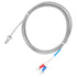 Thermocouple K Type, M6 Screw Fine Thread Type K Thermocouple Temperature Sensor Wire 0-400 1M/2M//4M/5M(2M)...