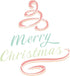 Merry Christmas Ribbon Alphabet Large Letter Winter Stencil for Painting on Wood, Canvas, Walls, Floors, Fabrics and Furniture, Paint Wooden Signs...