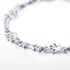 LUHE Paw Print Bracelets Gifts for Women 925 Sterling Silver Cute Dog Cat Bone Paw Bracelet for Girls, 7.5" Christmas Gifts...