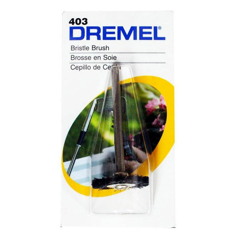 Dremel 403-02 Nylon Bristle Brushes (2 Pack), 3/4" Diameter...