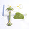 ""GLOW LUX Jade Roller & Gua Sha Facial Tool Set: Boost Radiance and Relaxation with Gentle Massage - Reduce Puffiness, Improve Circulation, and E...