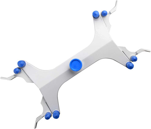 StonyLab Aluminum Double Burette Clamp, Adjustable Double Burette Clamp Buret Clamp Butterfly Style Spring Loaded Lab Accessory for Laboratory...