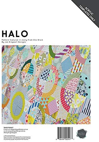 Jen Kingwell Acrylic Template Set - Halo (Jenny from One Block)...