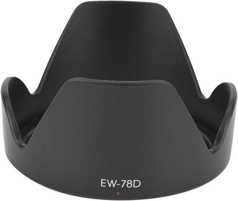Lens Hood,Tulip Flower Lens Hood for EF-S 18-200mm f/3.5-5.6 is Lens,EW-78D ABS Mount Lens Hood Replacement,Lens Hood Shade for...