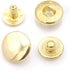 CRAFTMEMORE 50 Sets Gold Plating Snap Buttons S-Spring Socket Popper Fasteners for Jacket Bag Closures #831 VT8 (15mm (0.59"))...