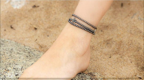 Starfish Anklet Magnetic Jewelry for Men and Women, Summer Beach Accessory, Premium Quality Magnets, Magnetic Anklet, Unisex Gift for Teens and Ad...