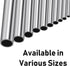 5/16" OD 304 Stainless Steel Tube, Thickened 304 Stainless Steel Seamless Tubing Round Metal Pipe, 7.87" Length Industrial Metal Straight Tube, 4 ...