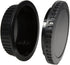 CamDesign Body Cap & Camera Rear Lens Cover Compatible with Canon EOS Canon RF-3 Canon EOS 1D 1DS Mark II III IV 7D Mark II D30 D60 50D 60D 60DA 5...