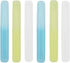 6 Pack Travel Toothbrush Containers Case Portable Plastic Breathable Toothbrush Holder Storage Dust-Proof and Sanitary for Travel Camping School B...