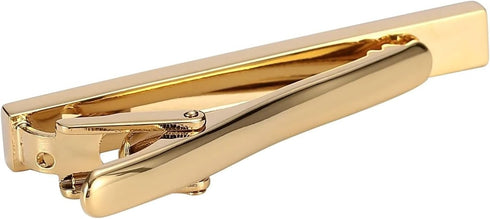 Tie Clip for Men Stainless Steel Tie Clip, Trumpet Tie Clips Gold/Silver Clip on Tie Jewelry Gift for Men...