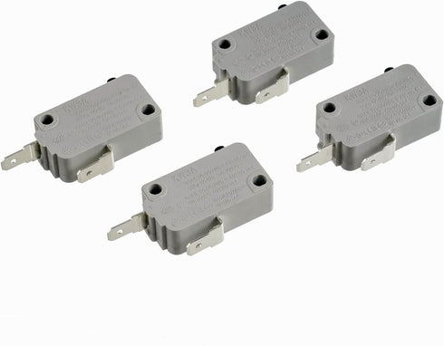 BOJACK Microwave Oven Door Switch KW3A 16A 125/250 V Door Interloc (Pack of 2 pcs Normally Close and 2 pcs Open Switchs)...