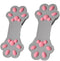 Cute Cats Paw Chip Clips 2pcs Heat Resistance Cooking Pinch Mitts Potholder Food Bag Sealing Clamp Bread Snack Bag Clips for Seal Storage (Grey)...