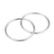 uxcell O Ring Buckle 45mm(1.8") ID 3mm Thickness Zinc Alloy O-Rings for Hardware Bags Belts Craft DIY Accessories, Silver Tone 2pcs...