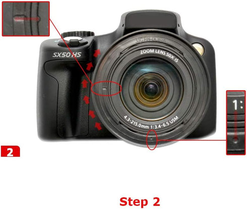 JJC Lens Filter Adapter Ring for Canon PowerShot SX530 HS SX540 HS SX520 HS SX70 HS SX60 HS SX50 HS SX40 IS SX30 IS SX20 IS SX10 IS SX1 IS Cameras...