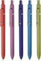 5PCS Gel Pens Quick Dry Ink Pens Fine Point 0.5mm Retractable Press Gel Pens Rolling Ball Black Ink Smooth Writing for Office School Student Exerc...