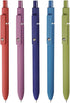 5PCS Gel Pens Quick Dry Ink Pens Fine Point 0.5mm Retractable Press Gel Pens Rolling Ball Black Ink Smooth Writing for Office School Student Exerc...