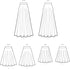 New Look Misses' Circle Skirt Sewing Pattern Packet, Design Code S9441, Sizes 8-10-12-14-16-18-20, Multicolor...