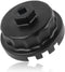 64mm Oil Filter Wrench,Aluminum Alloy Quickly Oil Filter Removal Tool Compatible with Lexus Toyota Tundra RAV4 Sienna 2.5L to 5.7L Engines Oil Fil...