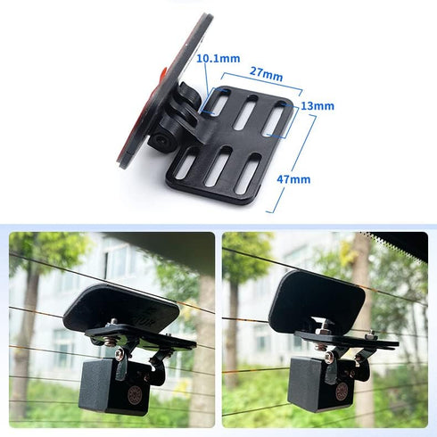 Rear Camera Holder Rear Window Bracket for Most Rear Camera Dash Cam AZDOME PG02S PG17 PG18S PG19X M550 M01 Pro Car Rear Cam for REDTIGER F7N, CHO...