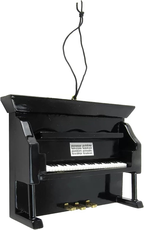 Broadway Gifts 2.8" Black Wood Upright Piano Ornament Decoration...